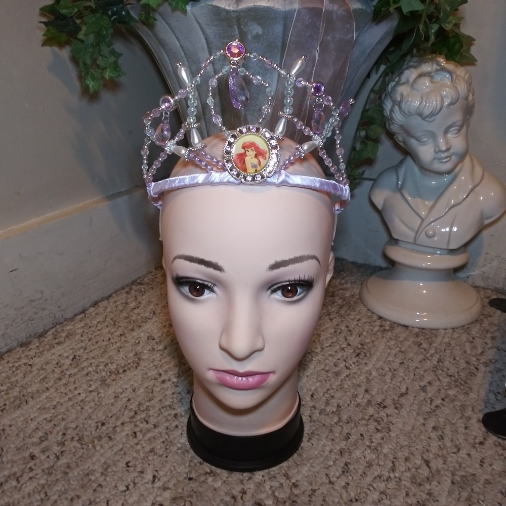 Disney Store Ariel Jeweled Purple & Silver Crown